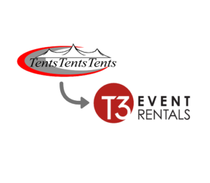 T3 Event Rentals Logo